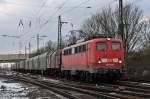 BR.140/247292/ebm-140-003-shimms-zug-beladen EBM 140 003 Shimms Zug beladen durch Duisburg-Hochfeld Sd am 28.01.13