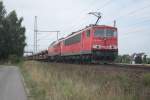 dedendsen-gummer/291519/railion-155-248232-901-mit-leerzug Railion 155 248+232 901 mit leerzug in Dedensen gmmer am 4-9-2013.
