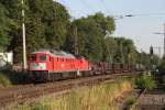 ratingen-lintorf/210624/db-logistik--railion-232-904-3 DB Logistik / Railion 232 904-3 zieht eine 294 und den Rhrenzug aus Rath durch Lintorf. Foto vom 24.07.2012