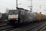 Container/252630/ers-railways-mit-ihrer-es64-f4-999 ERS Railways mit ihrer ES64 F4-999 in Lintorf. Foto vom 10.03.2013