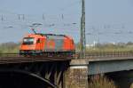 rts-rail-transport-service-gmbh/262881/rts-1216-902-lz-richtung-oberhausen RTS 1216 902 Lz Richtung Oberhausen auf der Ruhrbrcke Du.-Kaiserberg am 24.04.13